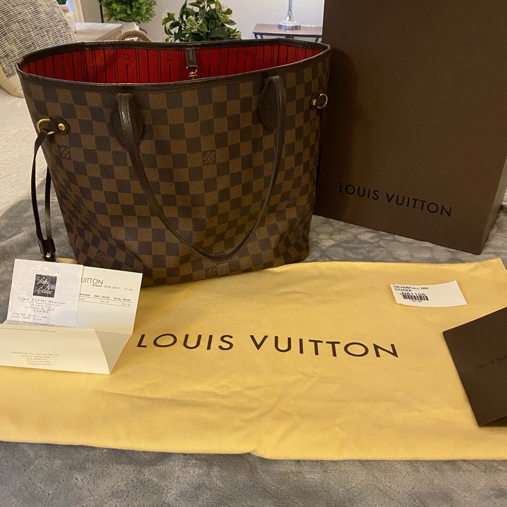 Louis Vuitton Neverfull MM Damier Ebene
